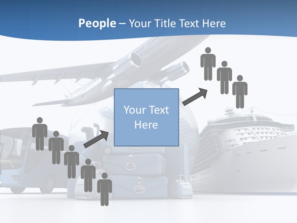 Business Ship D Rendering PowerPoint Template