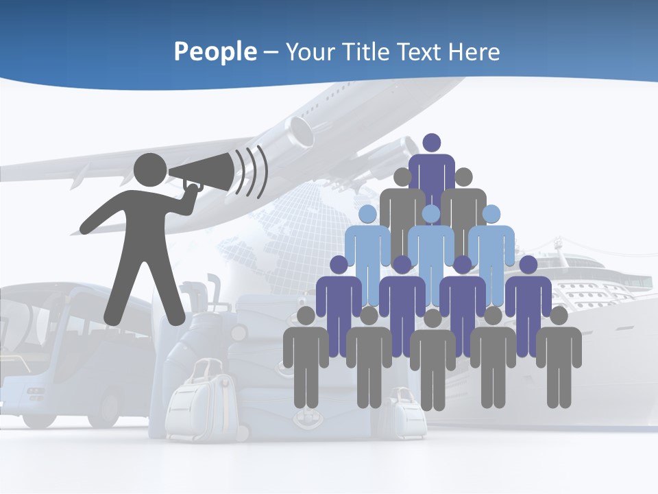 Business Ship D Rendering PowerPoint Template