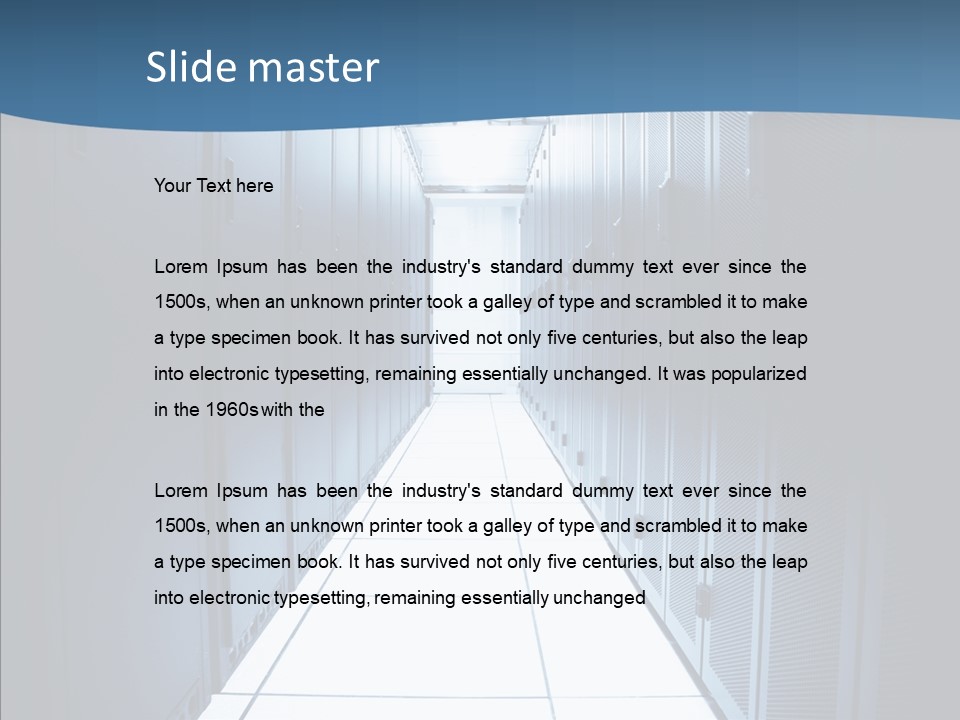 High Lan Data PowerPoint Template