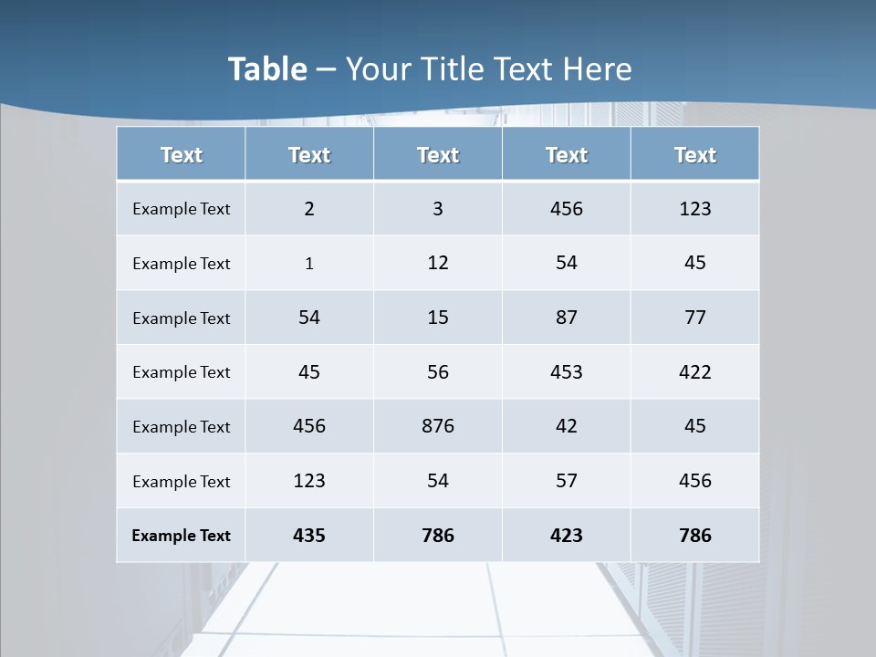 High Lan Data PowerPoint Template