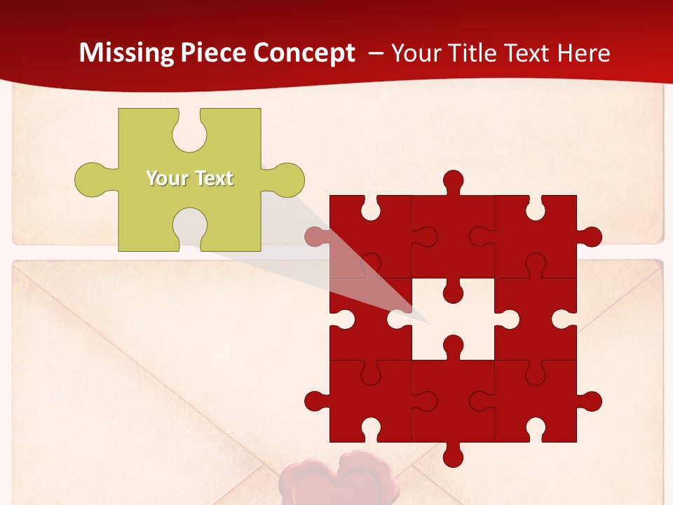 Vintage Stationary Envelope PowerPoint Template