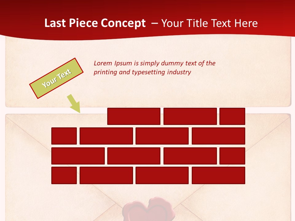 Vintage Stationary Envelope PowerPoint Template