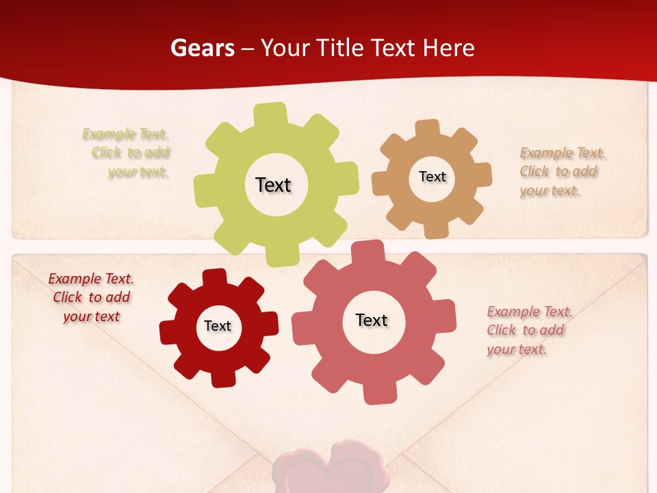 Vintage Stationary Envelope PowerPoint Template