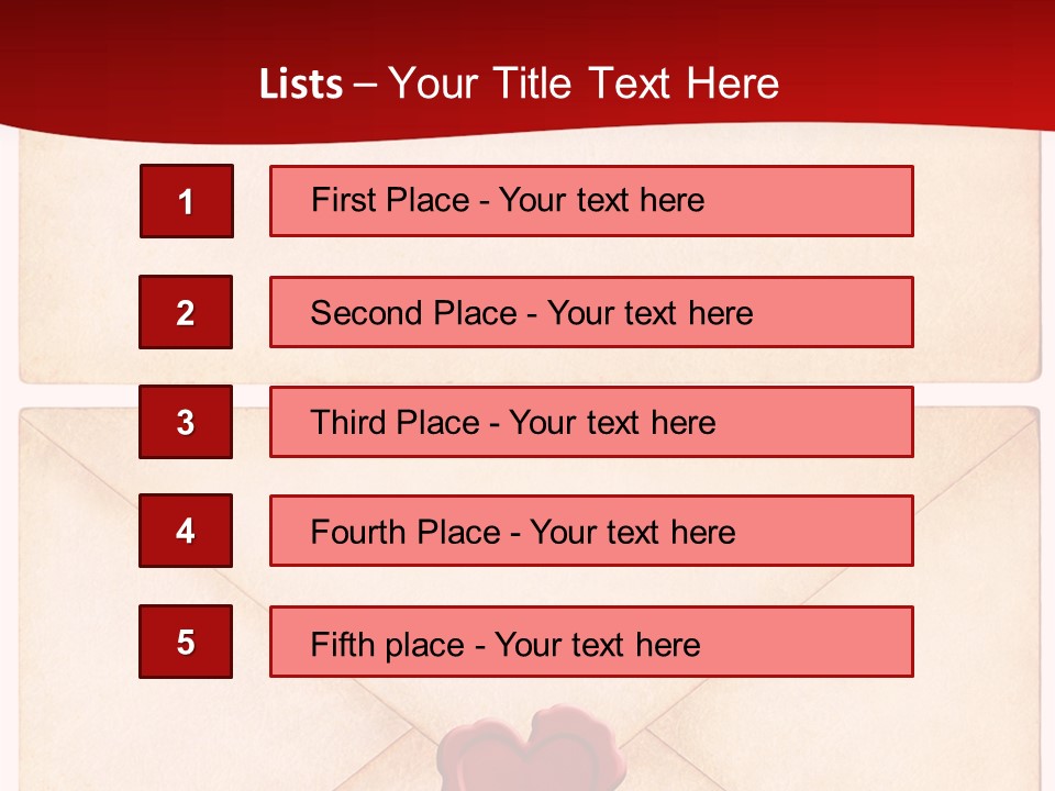 Vintage Stationary Envelope PowerPoint Template