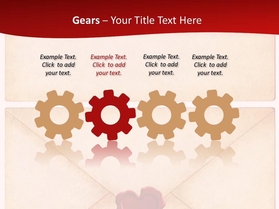 Vintage Stationary Envelope PowerPoint Template