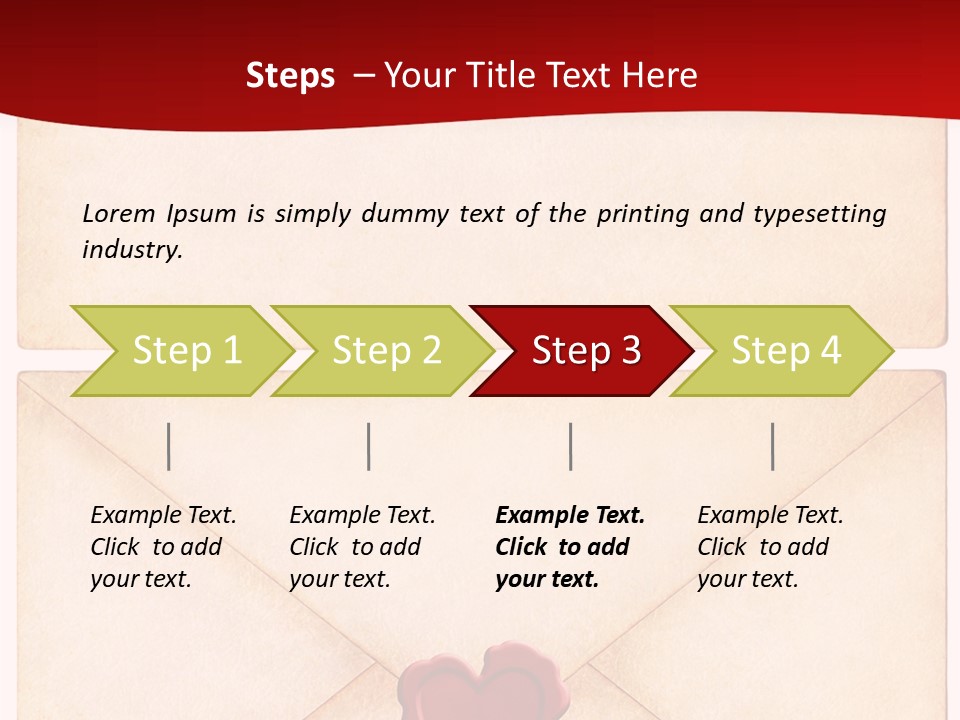 Vintage Stationary Envelope PowerPoint Template