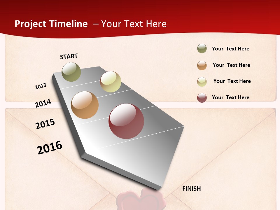 Vintage Stationary Envelope PowerPoint Template