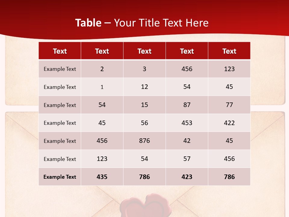 Vintage Stationary Envelope PowerPoint Template