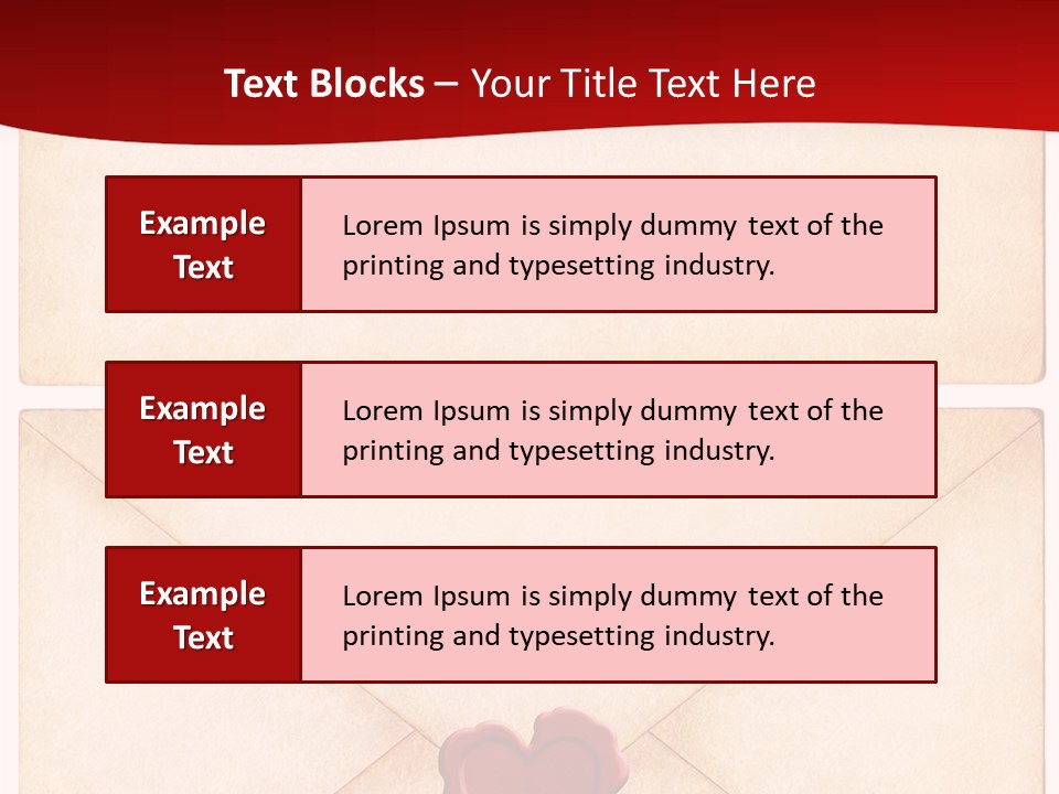 Vintage Stationary Envelope PowerPoint Template