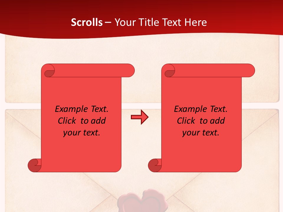 Vintage Stationary Envelope PowerPoint Template