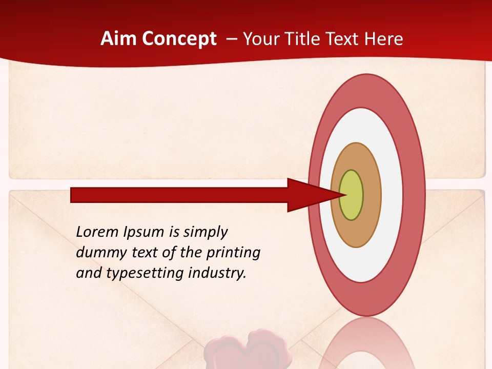 Vintage Stationary Envelope PowerPoint Template