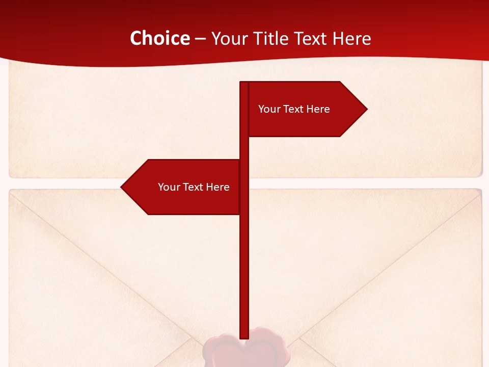 Vintage Stationary Envelope PowerPoint Template