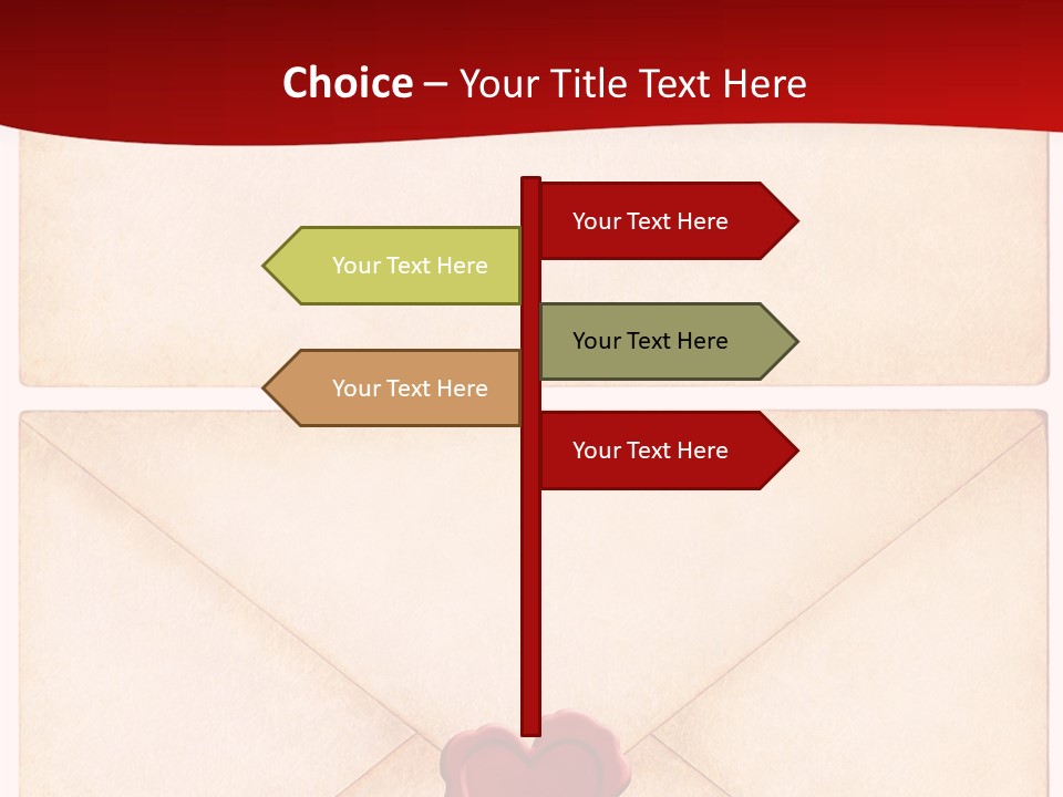Vintage Stationary Envelope PowerPoint Template