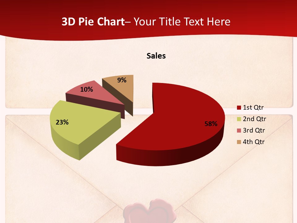 Vintage Stationary Envelope PowerPoint Template