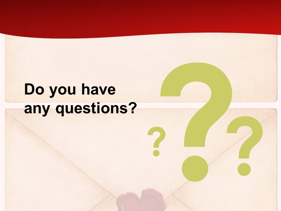 Vintage Stationary Envelope PowerPoint Template