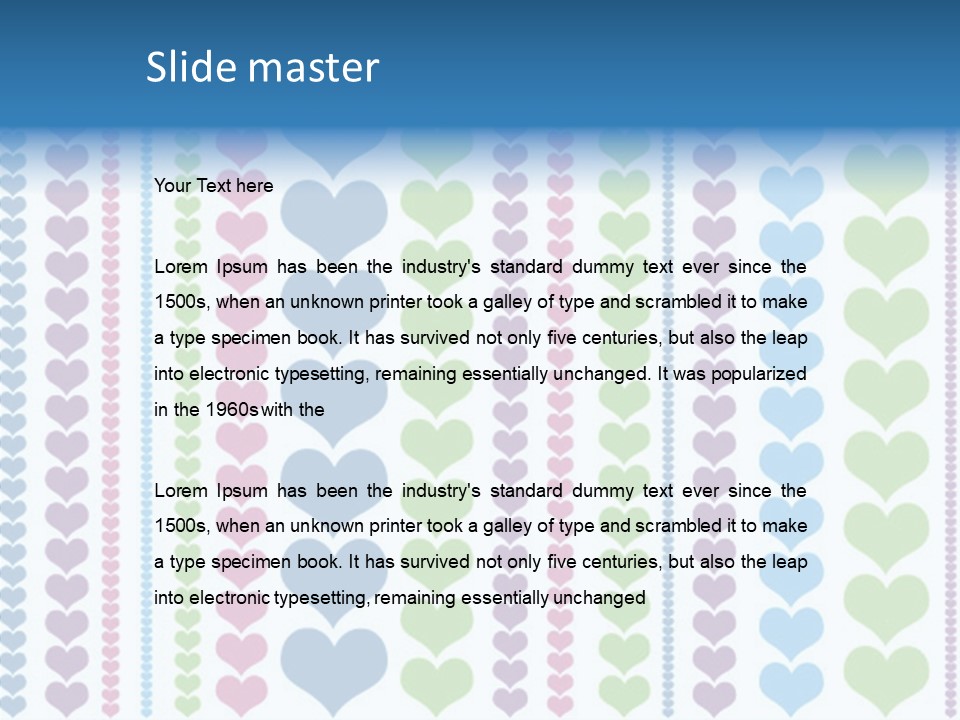 Artistic Natural Love PowerPoint Template