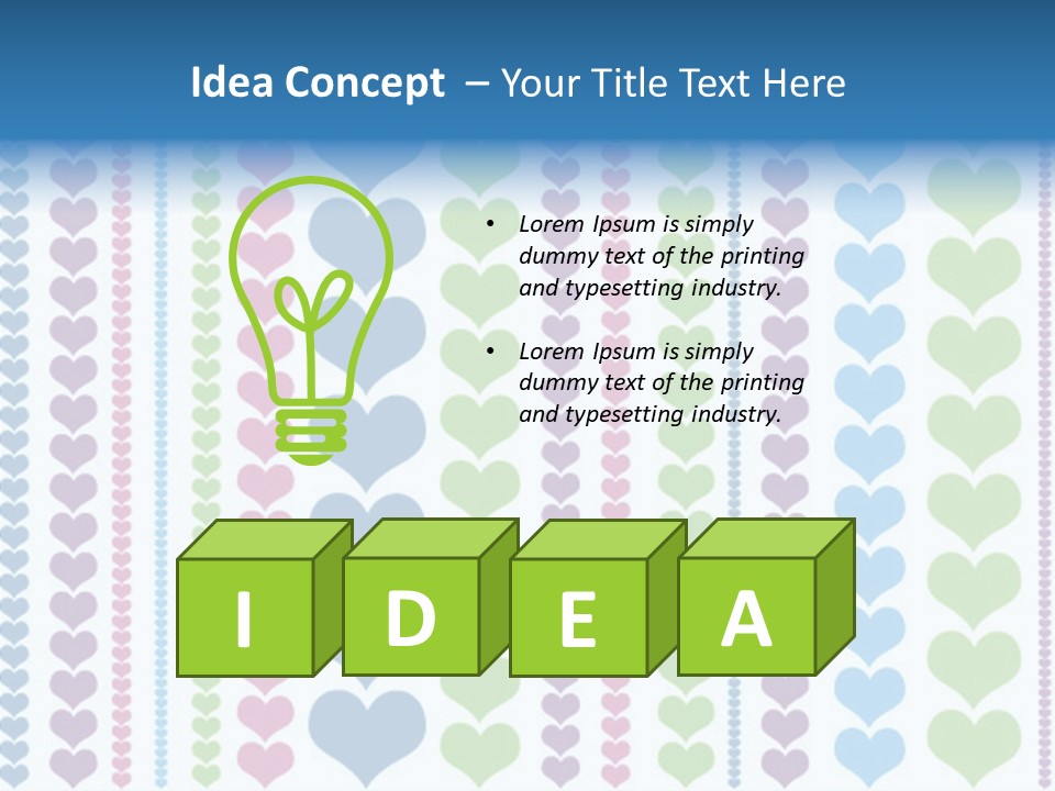 Artistic Natural Love PowerPoint Template