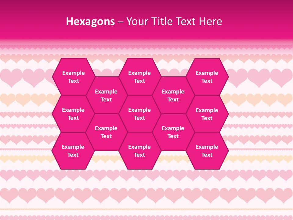 Romantic Heart February PowerPoint Template