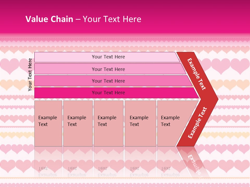 Romantic Heart February PowerPoint Template