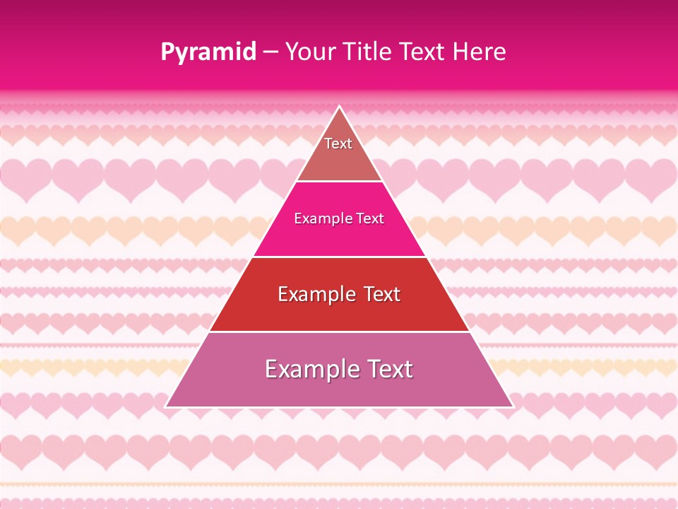 Romantic Heart February PowerPoint Template