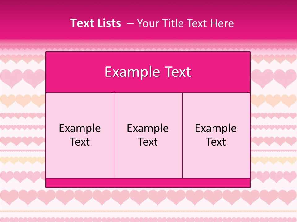 Romantic Heart February PowerPoint Template