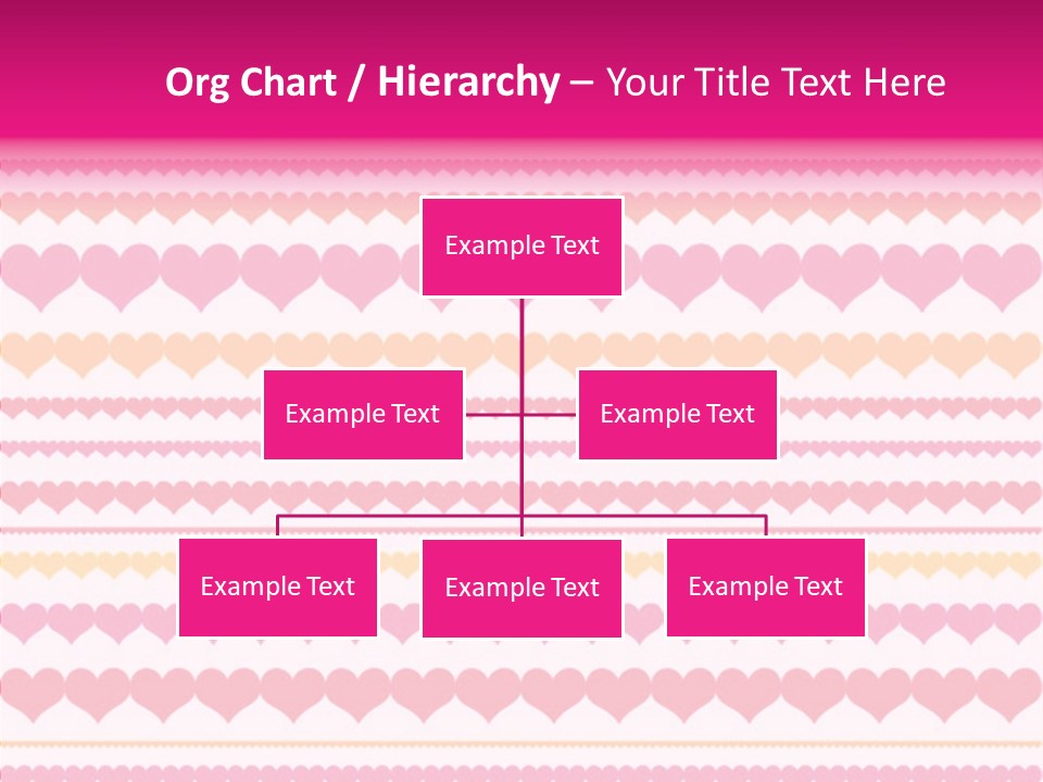 Romantic Heart February PowerPoint Template