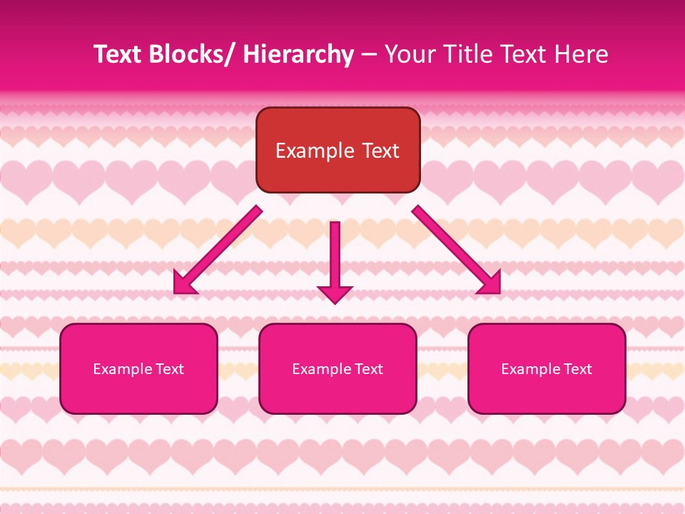 Romantic Heart February PowerPoint Template