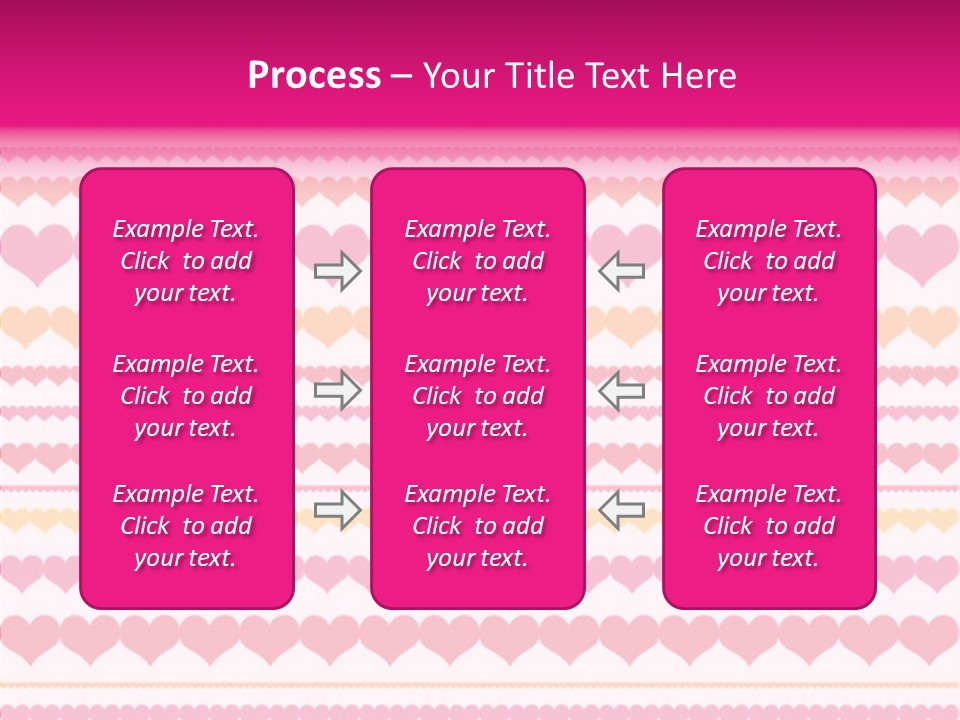 Romantic Heart February PowerPoint Template