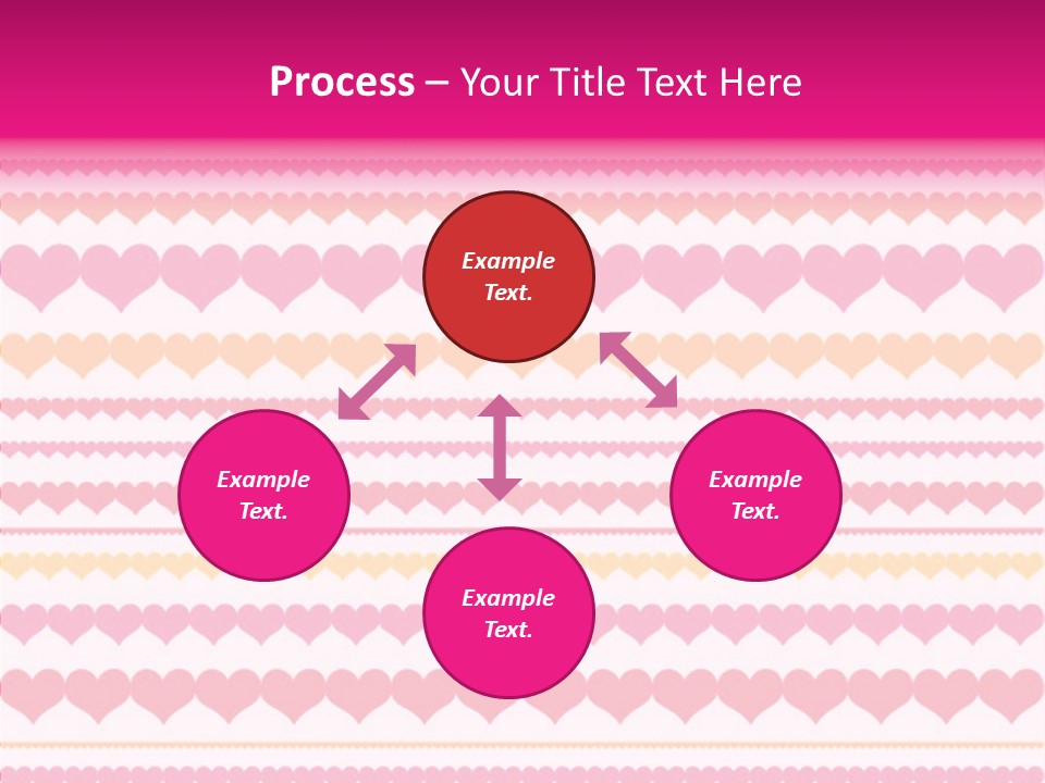 Romantic Heart February PowerPoint Template