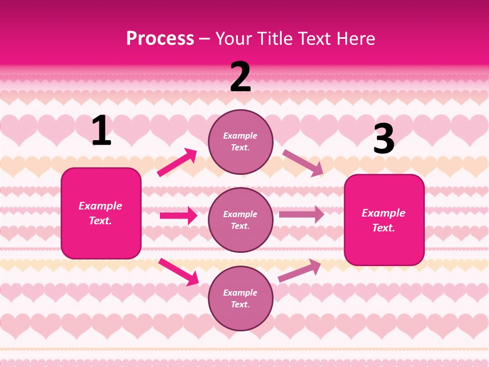Romantic Heart February PowerPoint Template