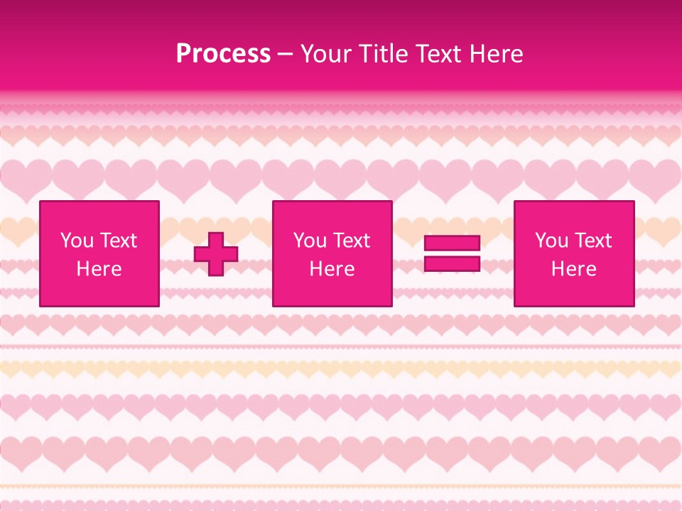 Romantic Heart February PowerPoint Template