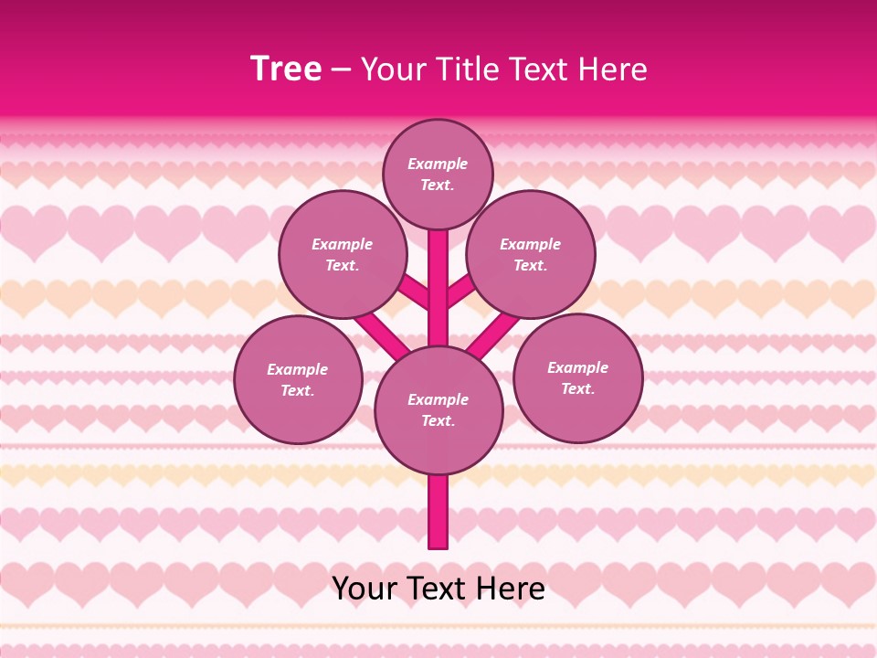 Romantic Heart February PowerPoint Template