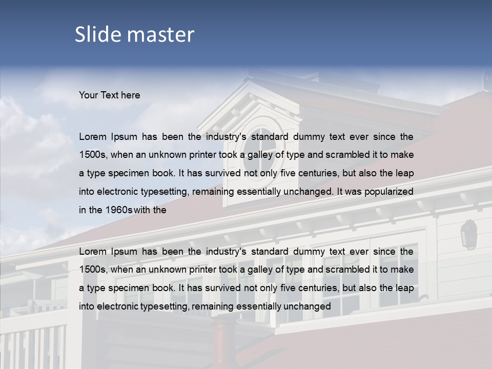 Coronado Accommodations Del PowerPoint Template