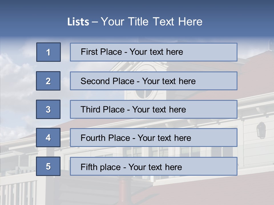 Coronado Accommodations Del PowerPoint Template