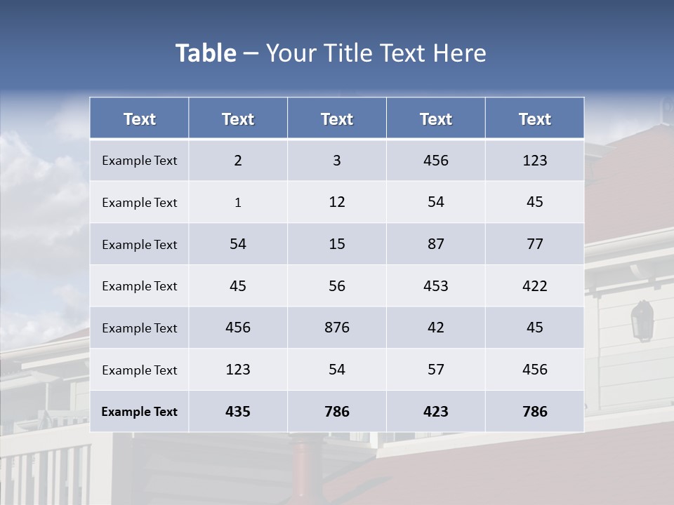 Coronado Accommodations Del PowerPoint Template