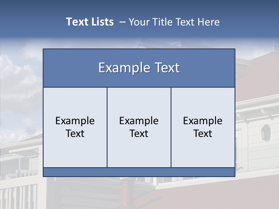 Coronado Accommodations Del PowerPoint Template