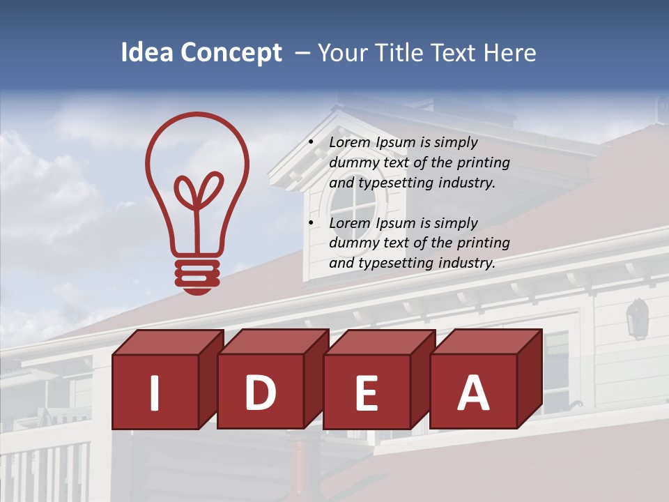 Coronado Accommodations Del PowerPoint Template
