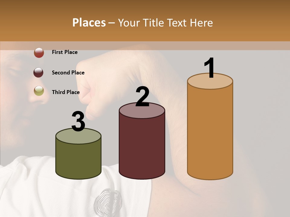 Strong Boxing Male PowerPoint Template