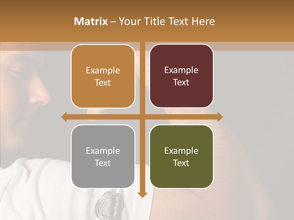 Strong Boxing Male PowerPoint Template