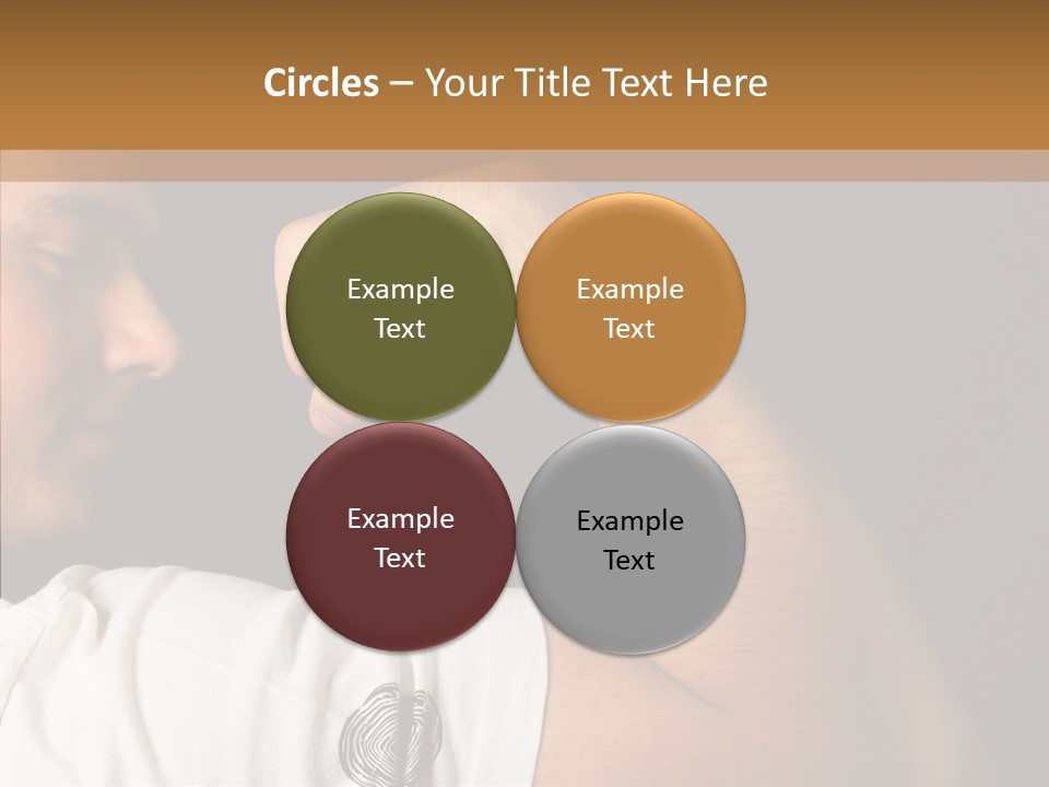 Strong Boxing Male PowerPoint Template