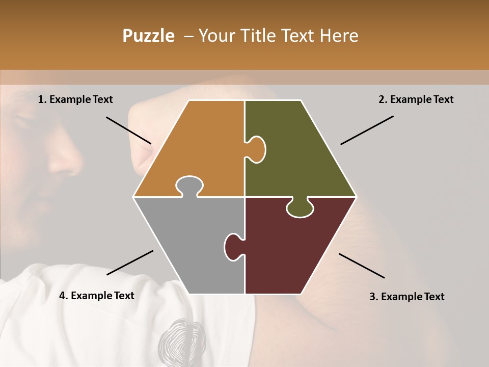 Strong Boxing Male PowerPoint Template