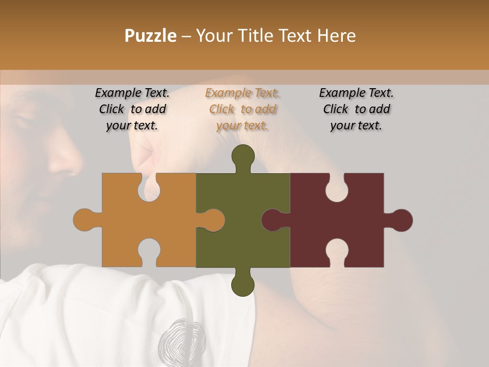 Strong Boxing Male PowerPoint Template