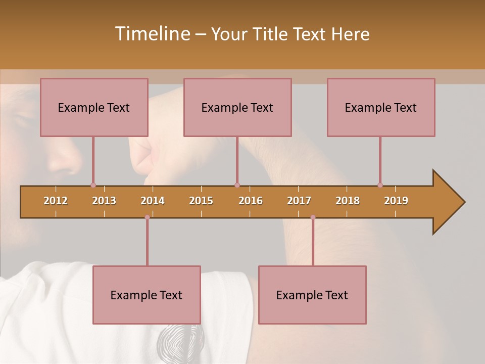 Strong Boxing Male PowerPoint Template