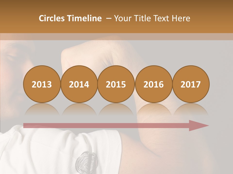 Strong Boxing Male PowerPoint Template