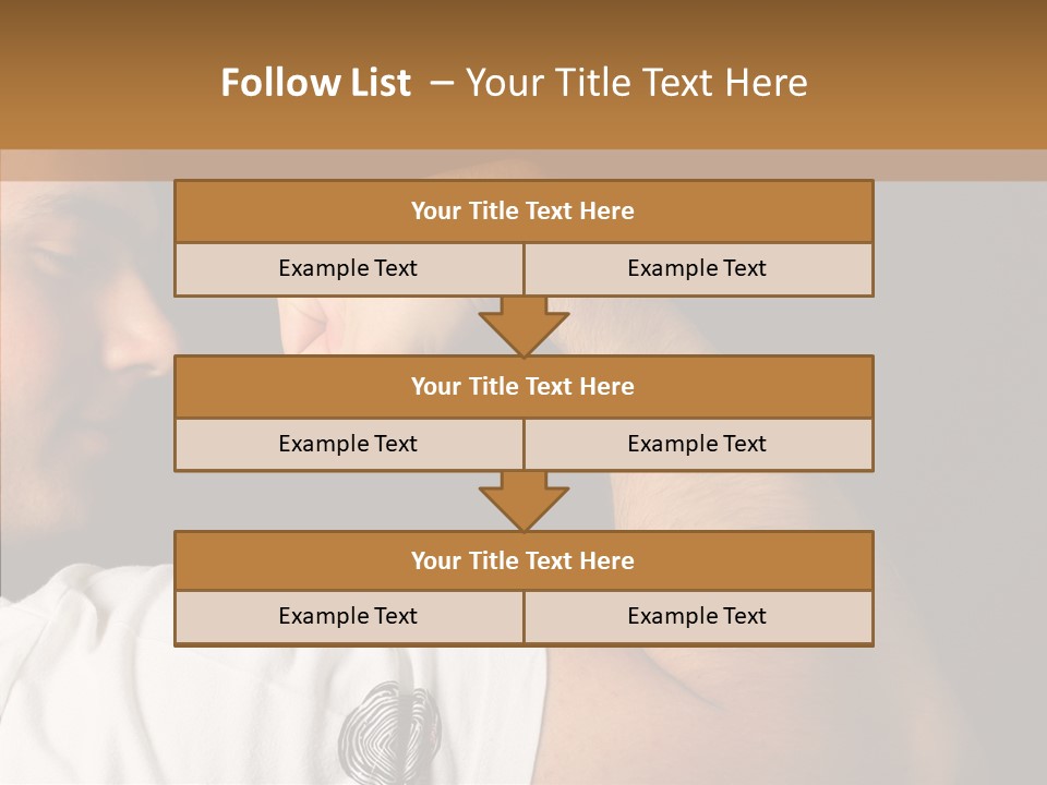 Strong Boxing Male PowerPoint Template