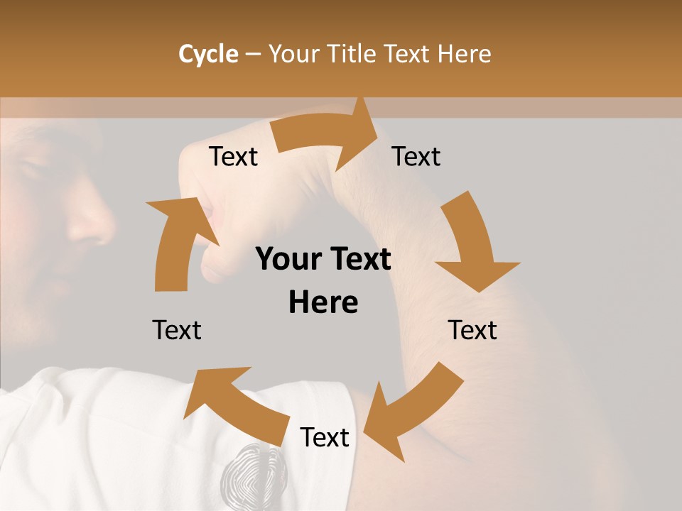 Strong Boxing Male PowerPoint Template