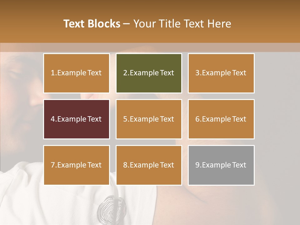 Strong Boxing Male PowerPoint Template