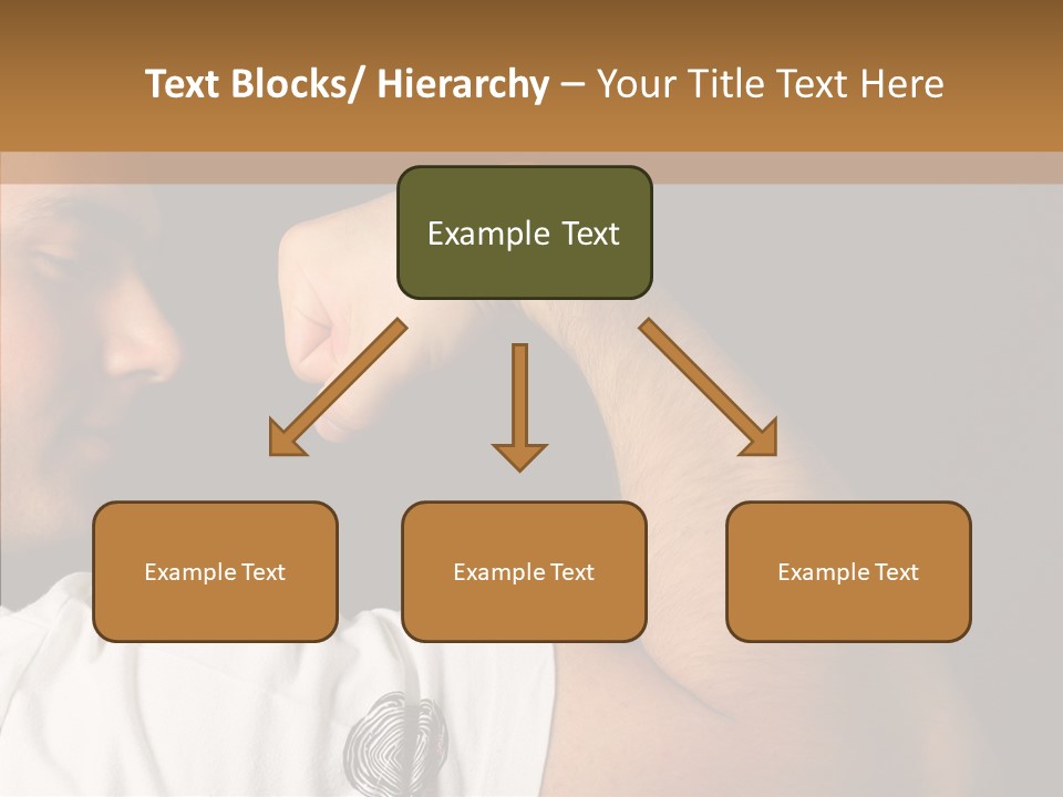 Strong Boxing Male PowerPoint Template