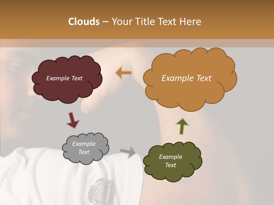 Strong Boxing Male PowerPoint Template