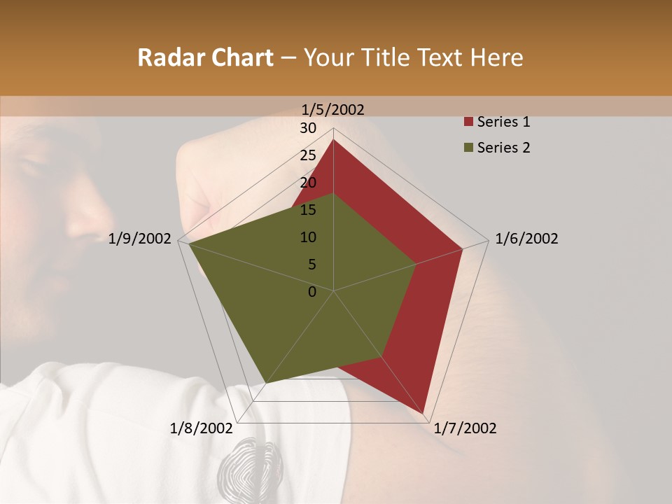 Strong Boxing Male PowerPoint Template